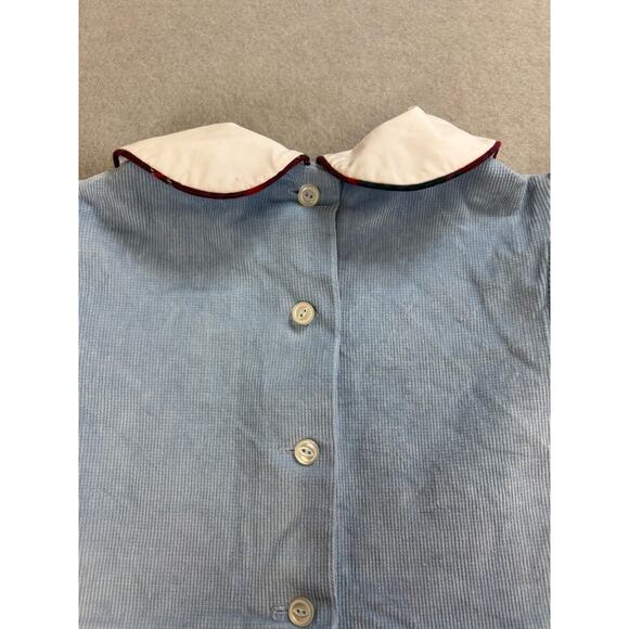 Beaufort Bonnet Company Cindy Lou Sash dress Barrington blue sz 6 plaid holiday - Picture 8 of 10